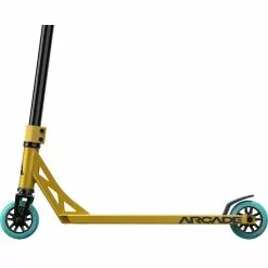 Arcade Defender Pro Scooter Kinder Gold -Cube Fahrradladen arcade defender pro scooter kids gold 5
