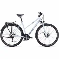 Cube Nature Pro Allroad Trapez Weiß/schwarz