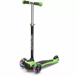 GOMO 3-Wheel Scooter Kinder Schwarz/grün