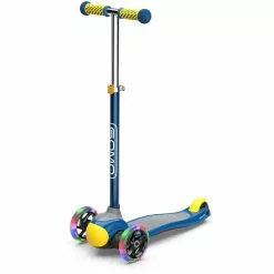 GOMO 3-Wheel Scooter Kinder Blau