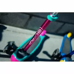 GOMO 3-Wheel Scooter Kinder Pink/türkis -Cube Fahrradladen gomo 3 wheel scooter kids pink teal 3