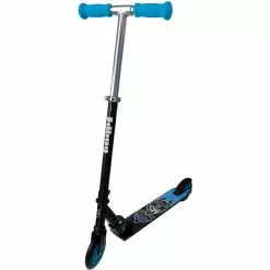 JDBug Classic 4 Tretroller 5" Kinder Schwarz/blau
