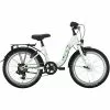 Noxon Aurora ND Wave 20" 3-fach Kinder Weiß -Cube Fahrradladen noxon aurora nd wave 20 3 speed kids chrystal white 1