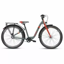 S'cool ChiX SL Alloy 24 7-S FW Kinder Grau/orange