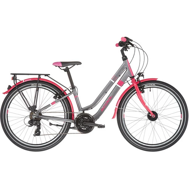 S'cool ChiX Twin Alloy 24 21-S Kinder Grau/pink 4 S'cool ChiX Twin Alloy 24 21-S Kinder Grau/pink – Bild 2