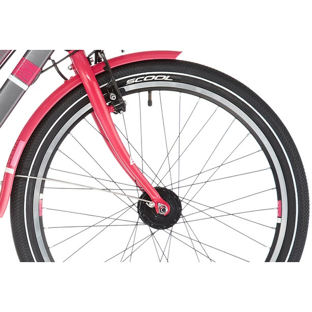 S'cool ChiX Twin Alloy 24 21-S Kinder Grau/pink 6 S'cool ChiX Twin Alloy 24 21-S Kinder Grau/pink – Bild 4