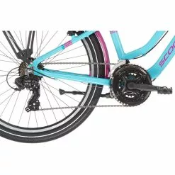 S'cool ChiX Twin Alloy 24 21-S Kinder Türkis/lila -Cube Fahrradladen scool chix twin alloy 24 21 s kinder tuerkis violett 4