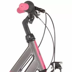 S'cool ChiX Twin Alloy 24 7-S Kinder Grau/pink -Cube Fahrradladen scool chix twin alloy 24 7 s kinder blackberry 2