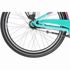 S'cool ChiX Twin Alloy 24 7-S Kinder Türkis/lila -Cube Fahrradladen scool chix twin alloy 24 7 s kinder tuerkis violett 5