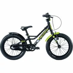 S'cool FaXe 16 3-S Alloy Kinder Schwarz