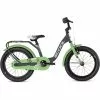 S'cool NiXe Alloy 16 Kinder Schwarz/grün -Cube Fahrradladen scool nixe alloy 16 kids dark grey pastel green 1