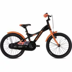 S'cool XXlite Alloy 18 Kinder Schwarz/orange