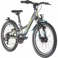 S'cool XXlite Alloy 20 7-S Kinder Grau