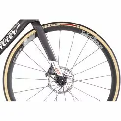 Wilier 0 SLR Disc Force AXS Schwarz/weiß -Cube Fahrradladen wilier 0 slr disc force axs black white matte 5